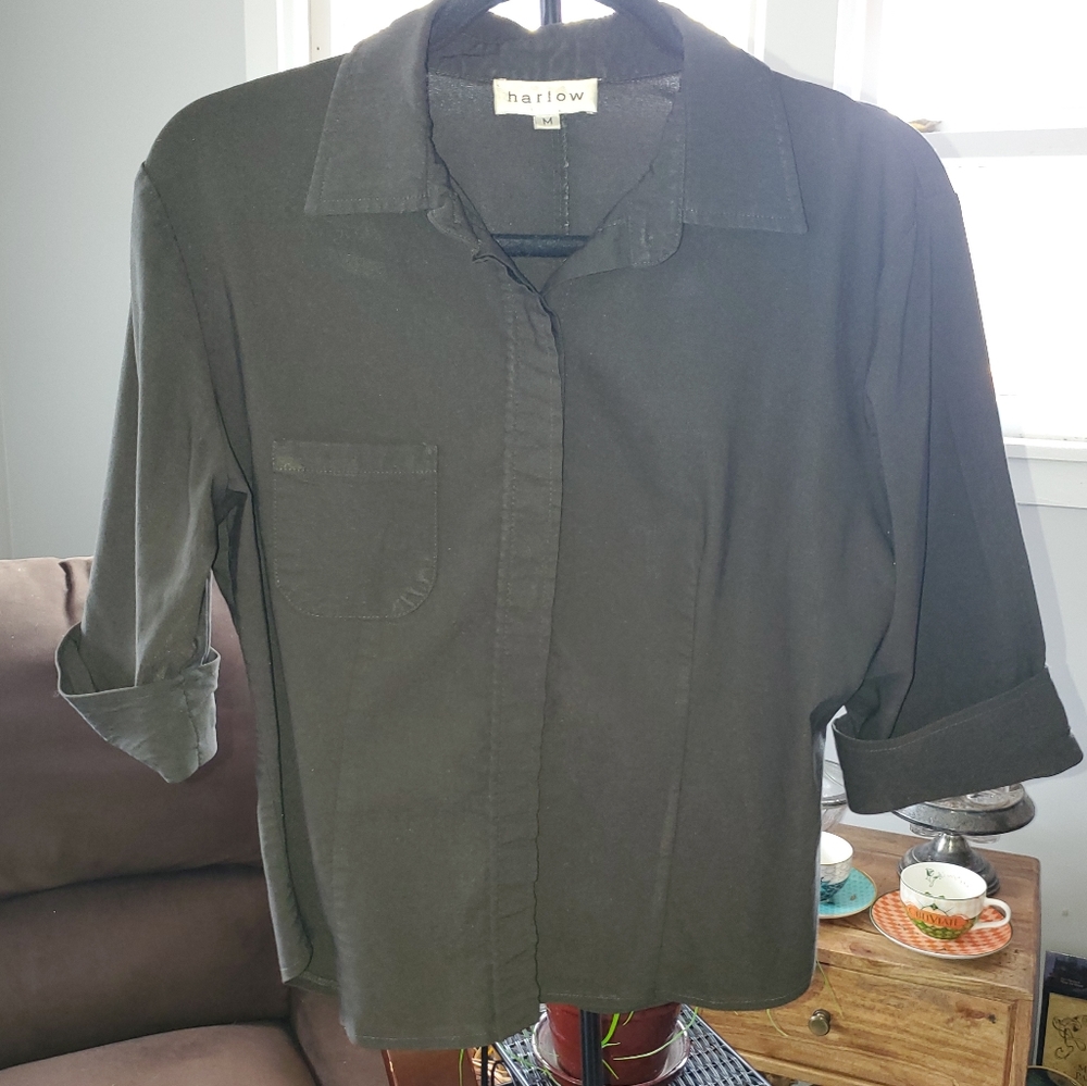 Vintage military style top